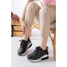 Lamiashoes Kadın  Gizli Topuk Yüksek Taban Spor Ayakkabı