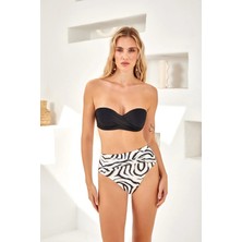 Lapieno Kaplı Straplez Bikini Takım 4235