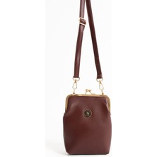 Sanmorris Burslu Kadın Omuz Çantası Klipsli El Çantası