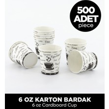 Sepet Doldur 6 Oz Karton Bardak - 500 Adet