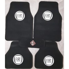 Smart Garage Fiat Linea Fiat Logolu Siyah Çift Katlı Halı Paspas