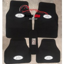 Smart Garage Ford Focus Logolu Siyah Çift Katlı Halı Paspas Seti