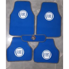 Smart Garage Fıat Egea Logolu Mavi Halı Paspas