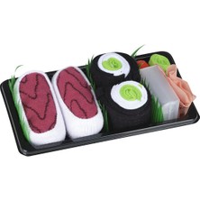Genel Sushi Çorap Seti | 2 Çift | Eğlenceli & Hediyelik | Unisex