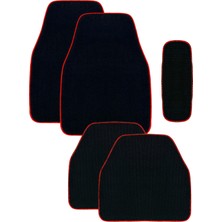 Smart Garage Oto Paspas Halı 5'li Set Her Araca Uygun Uzun Süre Dayanıklı Çift Taraflı Kullanım Siyah Renk