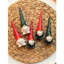 Candle Bee Design 5'li Dekoratif Yılbaşı Cücesi