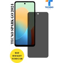 FoxPower Tecno Spark Go 2024 Hayalet Cam Mat Nano Ekran Koruyucu Darbelere Karşı Dayanıklı Flexible Nano Cam