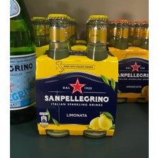 San Pellegrino 200 ml Cam Şişe Mineralli Su Limonata (4lü)
