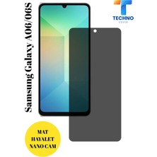 FoxPower Samsung A06S Mat Hayalet Nano Cam Darbelere Karşı Dayanıklı Esnek Nano Ekran Koruyucu