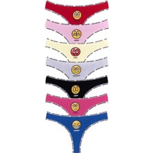 Dominant Pamuklu Komik Emojili 7 Gün Tanga