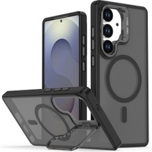 FitCase Samsung Galaxy S24 Kılıf Armor Seri Magsafe Uyumlu Stand Özellikli Kamera Lensli Kapak