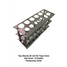 Tüp Sporu 20’li Tüpe Göre - 2x6 Sıralı: 12 Delikli - Paslanmaz Çelik
