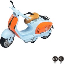AnDen Toys Metal Çek Bırak Sesli ve Işıklı Clasic Vp Motosiklet