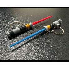 ADA 3D Teleskopik Açılır Kapanır Işın Kılıcı Anahtarlık Çanta Süsü Stres Atıcı Charm