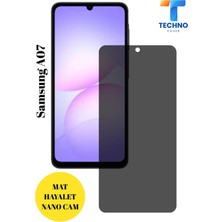 FoxPower Samsung A07 Mat Hayalet Nano Cam Darbelere Karşı Dayanıklı Esnek Nano Ekran Koruyucu