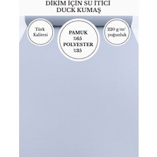 Fabricstown Su Itici Duck Kumaş | 220 G/m² | %65 Pamuk %35 Polyester | 180 cm En | Dikişlik Dayanıklı Kumaş