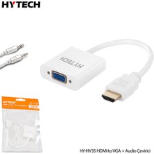 LTG Nova Hytech HY-HV35 HDMI To VGA Audio Çevirici Adaptör