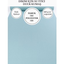 Fabricstown Su Itici Duck Kumaş | 220 G/m² | %65 Pamuk %35 Polyester | 180 cm En | Dikişlik Dayanıklı Kumaş