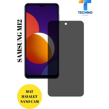 FoxPower Samsung M12 Mat Hayalet Nano Cam Darbelere Karşı Dayanıklı Esnek Nano Ekran Koruyucu