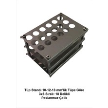 Tüp Sporu 10-12-13’lü Tüpe Göre - 3x6 Sıralı: 18 Delikli - Paslanmaz Çelik
