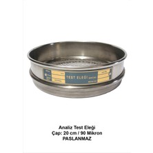 Atel-San Analiz Test Eleği - Çap: 20 cm / 90 Mikron / PASLANMAZ