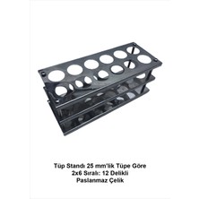 Tüp Sporu 25’li Tüpe Göre - 2x6 Sıralı: 12 Delikli - Paslanmaz Çelik