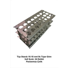 Tüp Sporu 16-18’li Tüpe Göre - 3x8 Sıralı: 24 Delikli - Paslanmaz Çelik