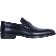 Censay 577 Siyah %deri Kaucuk Erkek Klasik Ayakkabı