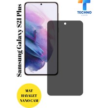FoxPower Samsung S21 Plus Mat Hayalet Nano Cam Darbelere Karşı Dayanıklı Esnek Nano Ekran Koruyucu