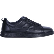 Moda Ayakkabı Berlanty 05 Siyah Erkek Kaucuk Taban Ayakkabı