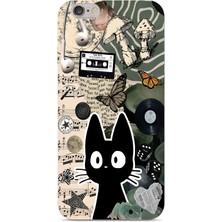 Manitoba Iphone 6 Plus / 6s Plus Uyumlu Baskılı Yumuşak Silikon Şeffaf Telefon Kılıfı