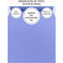 Fabricstown Su Itici Duck Kumaş | 220 G/m² | %65 Pamuk %35 Polyester | 180 cm En | Dikişlik Dayanıklı Kumaş