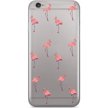 Manitoba Iphone 6 Plus / 6s Plus Uyumlu Baskılı Yumuşak Silikon Şeffaf Telefon Kılıfı