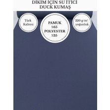 Fabricstown Su Itici Duck Kumaş | 220 G/m² | %65 Pamuk %35 Polyester | 180 cm En | Dikişlik Dayanıklı Kumaş