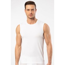 Cacharel Erkek Bisiklet Yaka Spor Atlet 1303/BEYAZ