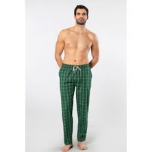Cacharel Erkek Dokuma Pijama Tek Alt 2240/YEŞIL 4