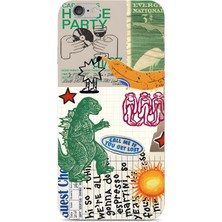 Manitoba Iphone 6/6s Uyumlu Baskılı Yumuşak Silikon Şeffaf Telefon Kılıfı