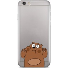 Manitoba Iphone 6/6s Uyumlu Baskılı Yumuşak Silikon Şeffaf Telefon Kılıfı