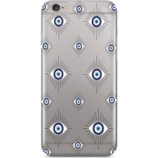 Manitoba Iphone 6 Plus / 6s Plus Uyumlu Baskılı Yumuşak Silikon Şeffaf Telefon Kılıfı