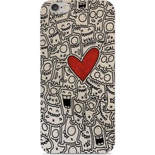 Manitoba Iphone 6 Plus / 6s Plus Uyumlu Baskılı Yumuşak Silikon Şeffaf Telefon Kılıfı