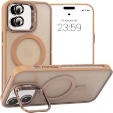 FitCase iPhone 12 Kılıf Armor Seri Magsafe Uyumlu Stand Özellikli Kamera Lensli Kapak