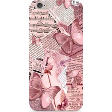 Manitoba Iphone 6 Plus / 6s Plus Uyumlu Baskılı Yumuşak Silikon Şeffaf Telefon Kılıfı