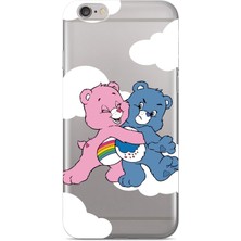 Manitoba Iphone 6/6s Uyumlu Baskılı Yumuşak Silikon Şeffaf Telefon Kılıfı