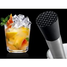 Nirnisa 20X3 cm Meyve Ezici Tokmak Barmen Şeker Buz Limon Nane Ezici Kokteyl Mojito Smoothie Tokmağı Çubuk