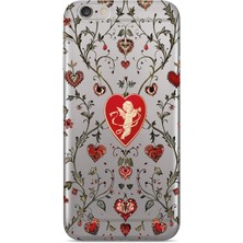 Manitoba Iphone 6/6s Uyumlu Baskılı Yumuşak Silikon Şeffaf Telefon Kılıfı