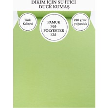 Fabricstown Su Itici Duck Kumaş | 220 G/m² | %65 Pamuk %35 Polyester | 180 cm En | Dikişlik Dayanıklı Kumaş