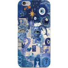 Manitoba Iphone 6/6s Uyumlu Baskılı Yumuşak Silikon Şeffaf Telefon Kılıfı