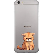 Manitoba Iphone 6/6s Uyumlu Baskılı Yumuşak Silikon Şeffaf Telefon Kılıfı