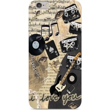 Manitoba Iphone 6/6s Uyumlu Baskılı Yumuşak Silikon Şeffaf Telefon Kılıfı