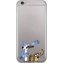 Manitoba Iphone 6 Plus / 6s Plus Uyumlu Baskılı Yumuşak Silikon Şeffaf Telefon Kılıfı